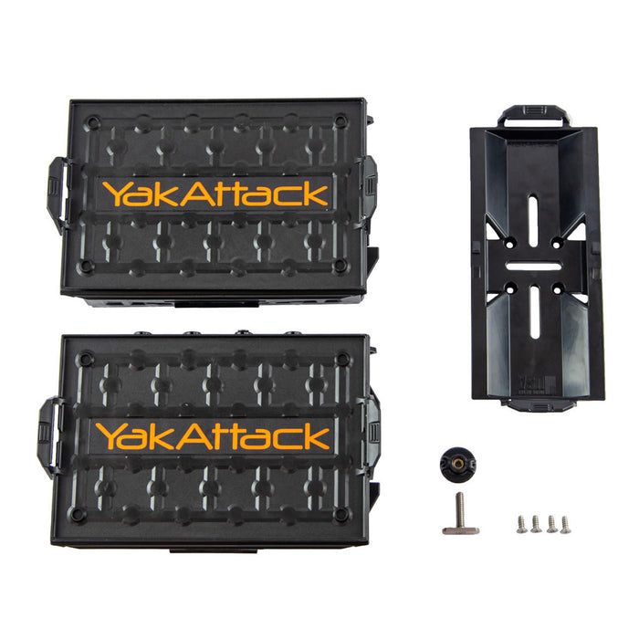 YakAttack TracPak Combo Kit Two Boxes and Quick Release Base