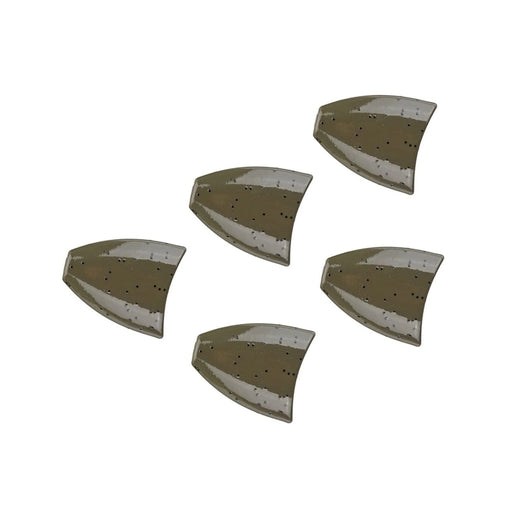 X-Zone Tungsten Arrowhead Weight Green Pumpkin 7g 3-pack