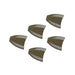 X-Zone Tungsten Arrowhead Weight Green Pumpkin 7g 3-pack