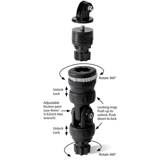Railblaza Camera Mount R-Lock kayakstora.com