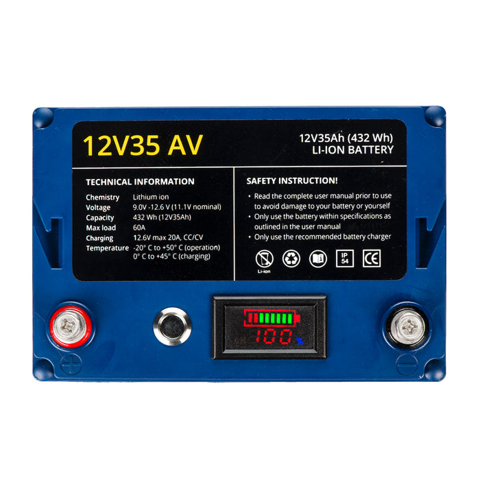 Rebelcell 12v35 AV li-ion Battery, bild 3