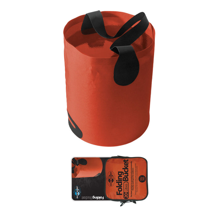 Sea To Summit Folding Bucket Nylon 20 L Red