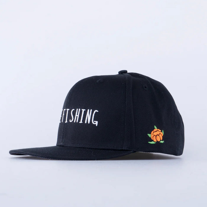 SQRTN Gone Fishing Keps Black