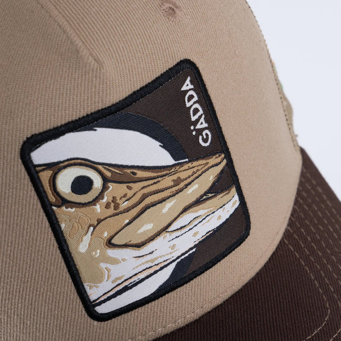 SQRTN Gädda Trucker Keps - Hooked Khaki, bild 3