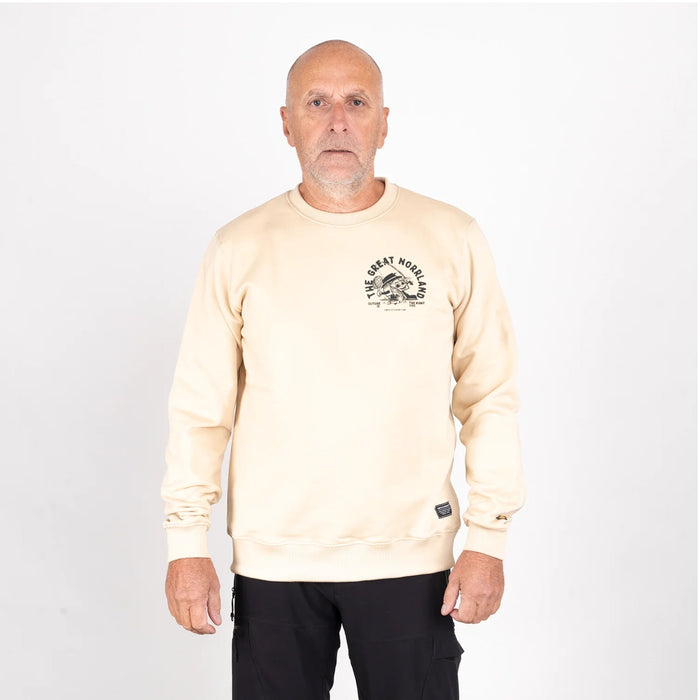 SQRTN Fiskepanna Crewneck Pale Khaki