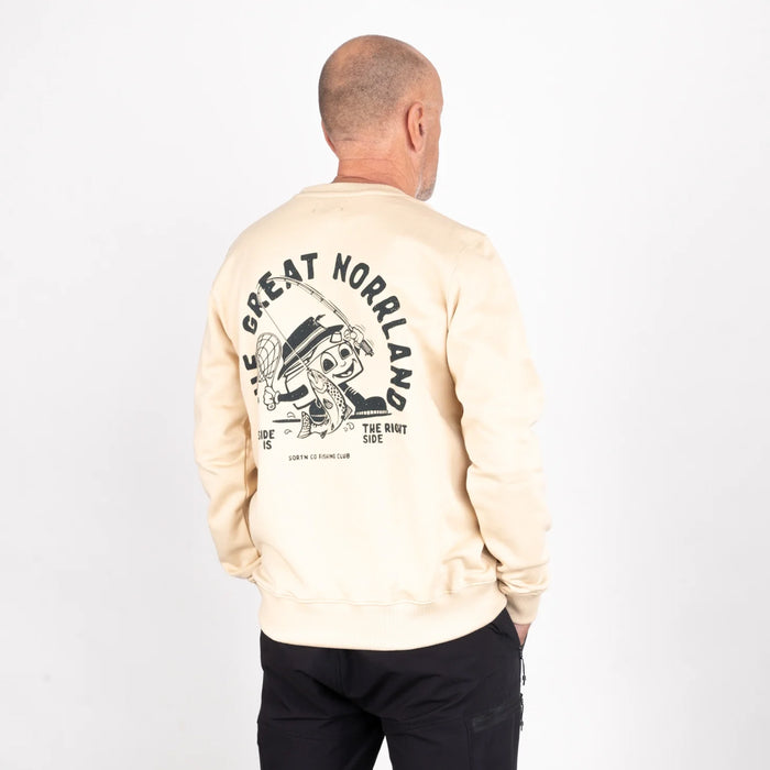 SQRTN Fiskepanna Crewneck Pale Khaki, bild 2