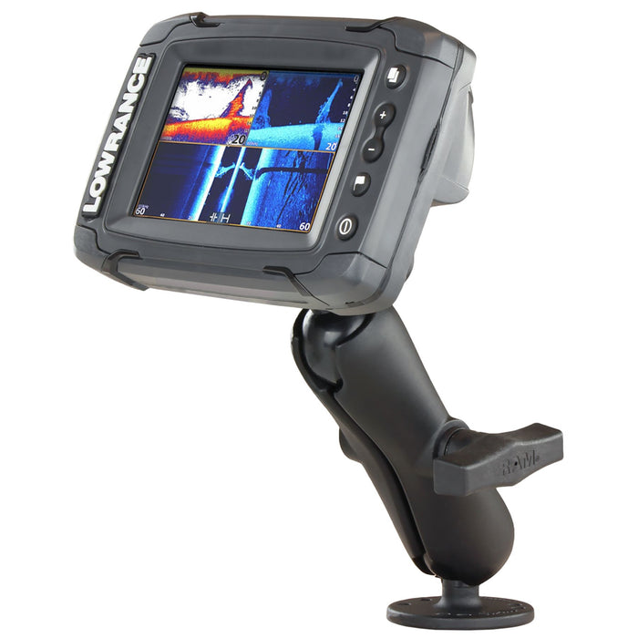 RAM Mounts Komplett Skruvbasfäste Lowrance Elite-5 & Elite-7 Ti (C-kula), bild 5