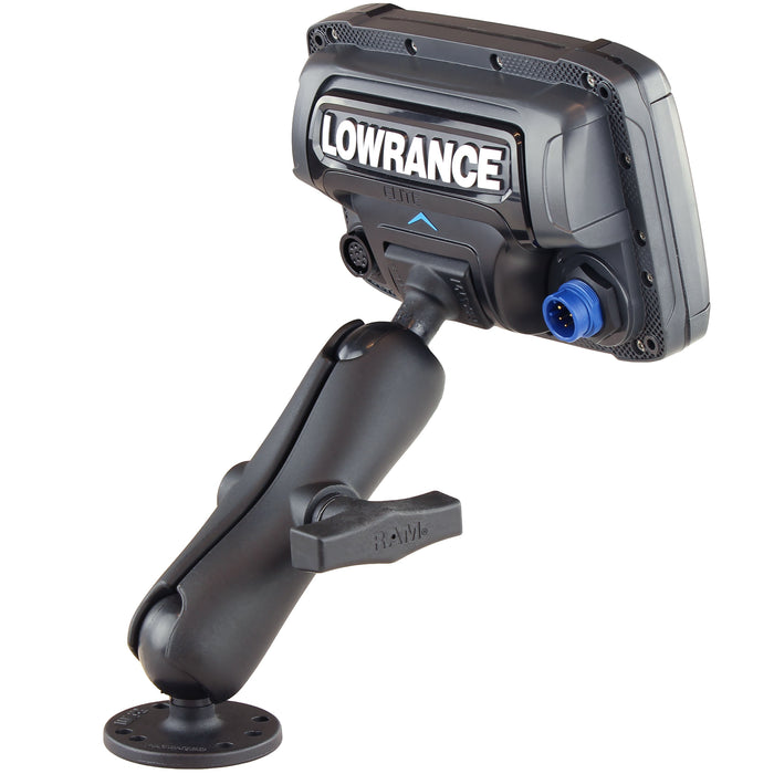 RAM Mounts Komplett Skruvbasfäste Lowrance Elite-5 & Elite-7 Ti (C-kula), bild 4