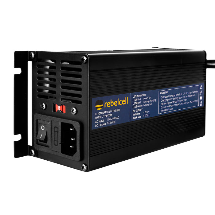 Rebelcell 12.6V20A NMC Charger, bild 2