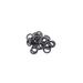 X-zone Wacky Rigging O-rings, Black 25/PK